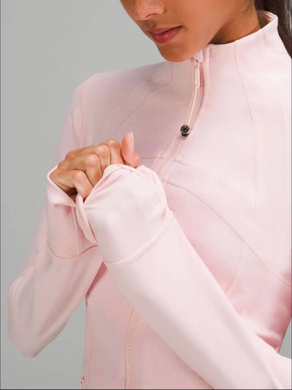 Lululemon Strawberry Milkshake Defined Cropped Jacket